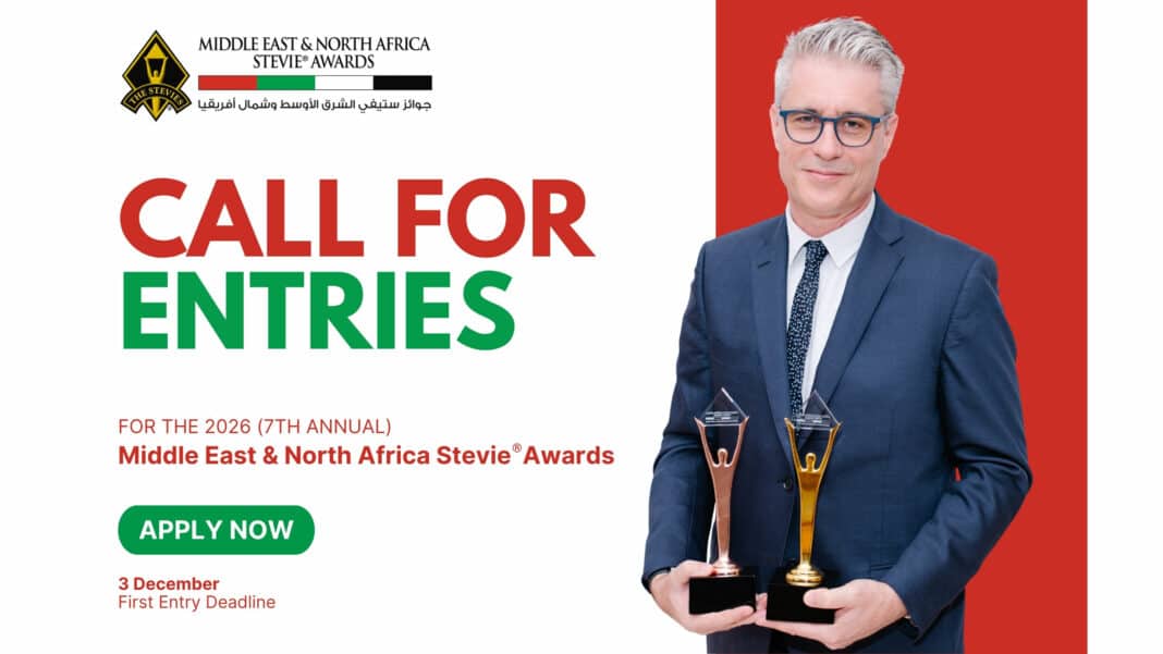 Ouverture des candidatures pour les Stevie® Awards 2026 du Moyen-Orient et d’Afrique du Nord